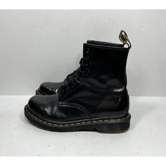 Doc Dr. Martens 1460 Womens Size 9 Leather Combat Moto Boots Shoes