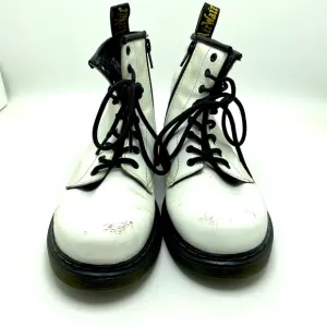 Doc Martens 1460 White 8 Eye Combat Boots  size 3