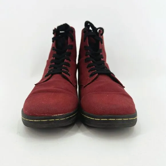 Doc Martens Alfie Lace Up Canvas Boots Mens 9/Womens 10 Workwear Punk Grunge