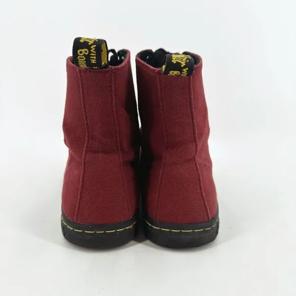 Doc Martens Alfie Lace Up Canvas Boots Mens 9/Womens 10 Workwear Punk Grunge