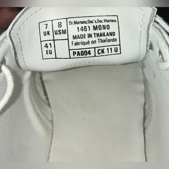 Doc Martens  Classic White Men's Shoes