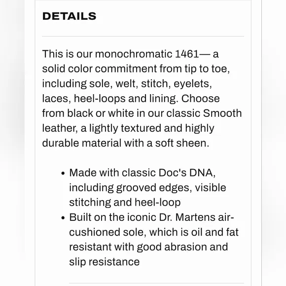 Doc Martens  Classic White Men's Shoes