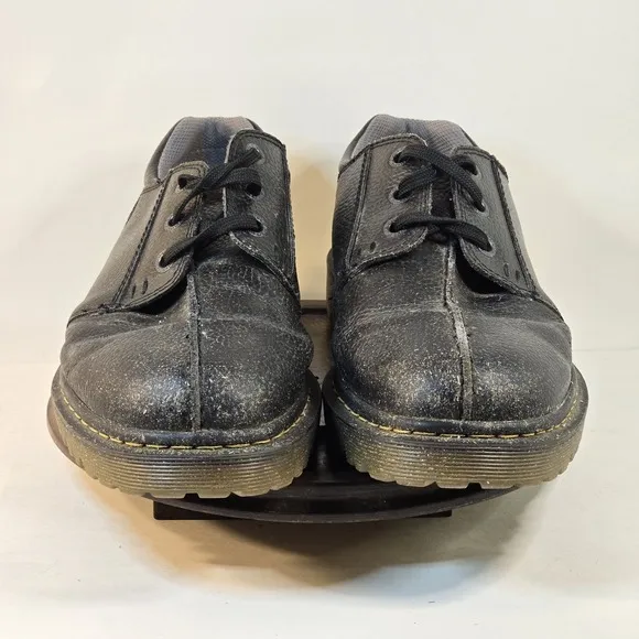 Doc Martens Marchant Mens Size 11 Oxford Shoes Split Toe Pebbled Leather Dress