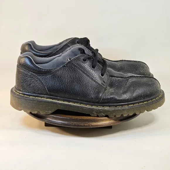 Doc Martens Marchant Mens Size 11 Oxford Shoes Split Toe Pebbled Leather Dress