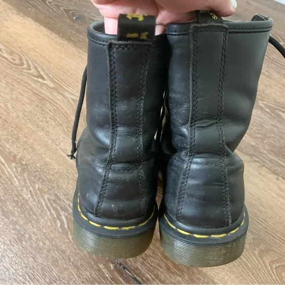 Doc martens womens black 1460 lace up boots 7