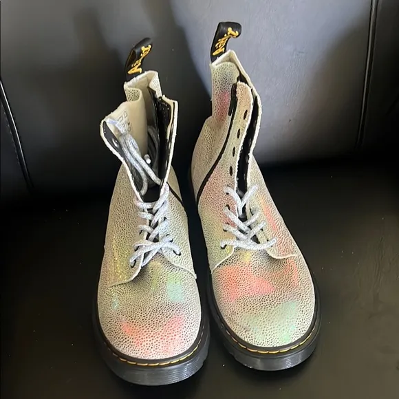 Doc Martins Iridescent Lace-Up Boots-NEW beautiful Boots