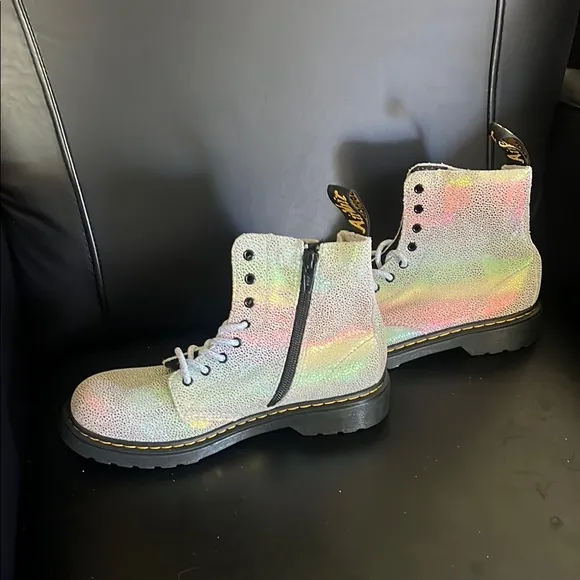 Doc Martins Iridescent Lace-Up Boots-NEW beautiful Boots