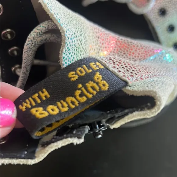 Doc Martins Iridescent Lace-Up Boots-NEW beautiful Boots