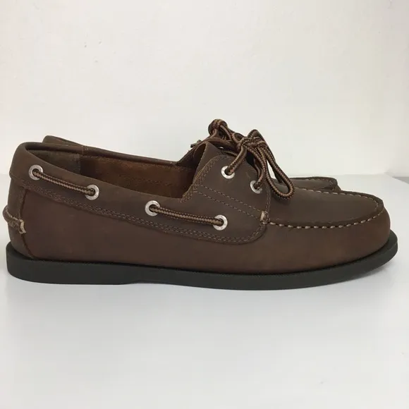 Dockers Mens Leather Vargas Boat Shoes Sz 9