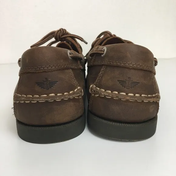 Dockers Mens Leather Vargas Boat Shoes Sz 9
