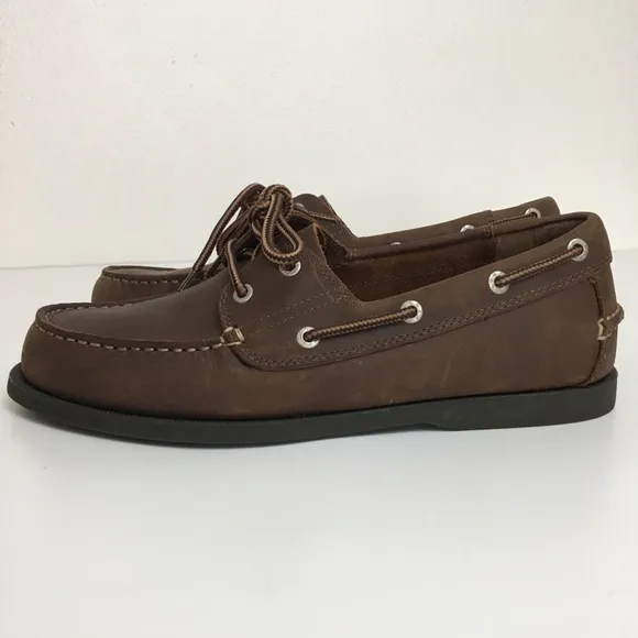 Dockers Mens Leather Vargas Boat Shoes Sz 9
