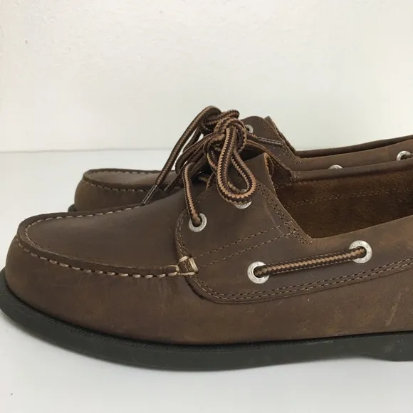 Dockers Mens Leather Vargas Boat Shoes Sz 9