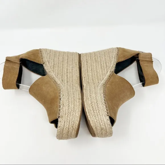 Dolce Vita Straw Espadrille Sandal Tan Size 9.5