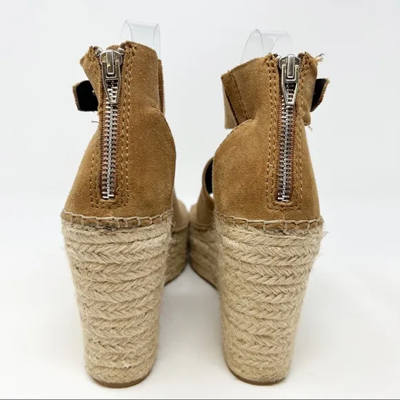 Dolce Vita Straw Espadrille Sandal Tan Size 9.5
