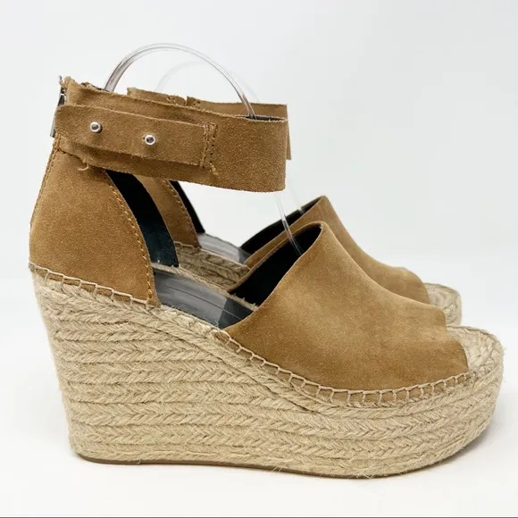 Dolce Vita Straw Espadrille Sandal Tan Size 9.5