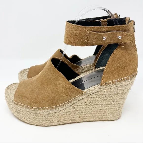 Dolce Vita Straw Espadrille Sandal Tan Size 9.5