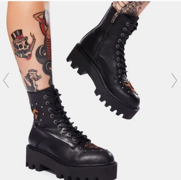 Dolls Kill La Moda Combat Boots