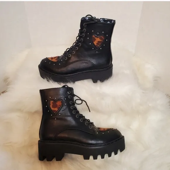 Dolls Kill La Moda Combat Boots
