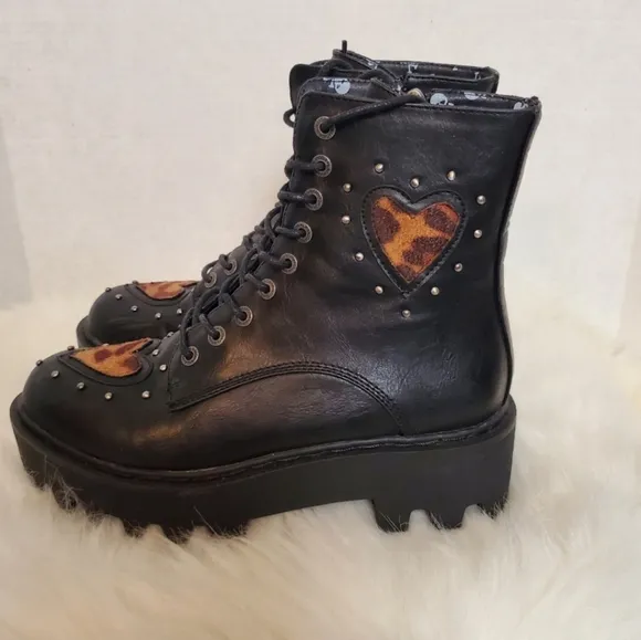 Dolls Kill La Moda Combat Boots