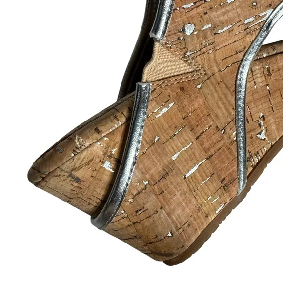 Donald J Pliner Gyer 2 Cork Toe Loop Wedges Sandals Women’s Size 7