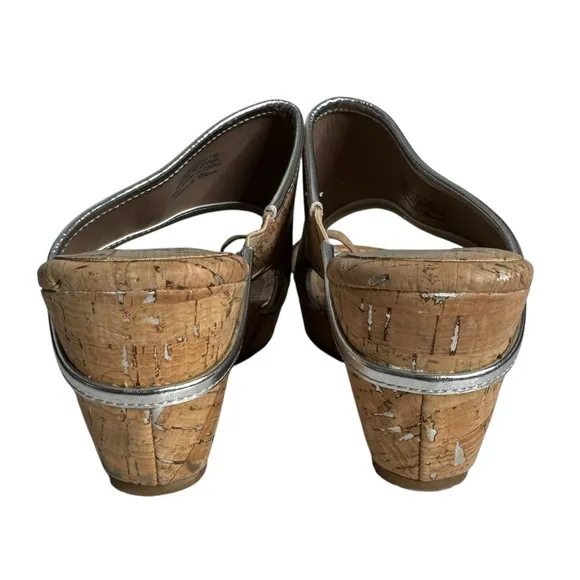 Donald J Pliner Gyer 2 Cork Toe Loop Wedges Sandals Women’s Size 7