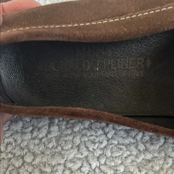 Donald J Pliner Men's Maverick Brown Suede Loafers