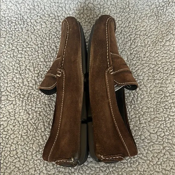 Donald J Pliner Men's Maverick Brown Suede Loafers