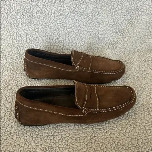 Donald J Pliner Men's Maverick Brown Suede Loafers