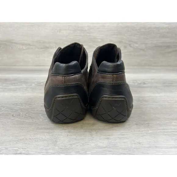 Donald Pliner Elliot Men's Sneakers Brown Leather Lace Up  Shoes Sz 12