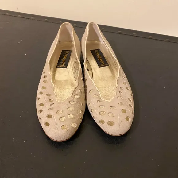 Donna Karan Women's Soft Grey Flats