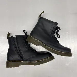 Dr Doc Martens Air Wair Kids Size 3 Bouncing Soles Zip Ankle Boots NWOT