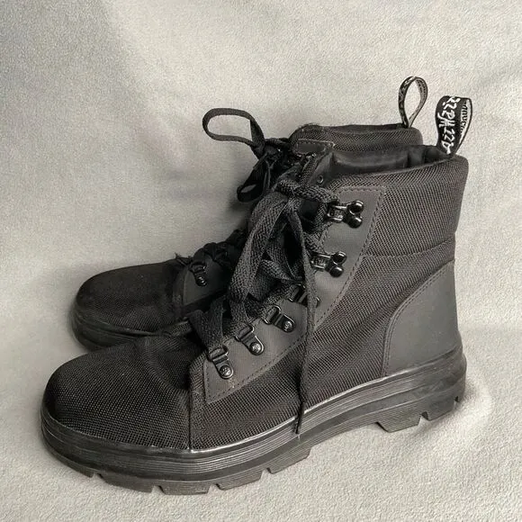 Dr. Doc Martens Women’s Combs W Tech Lace Up Boots US Size 10L EU 42 Combat Blac