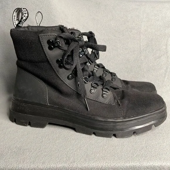 Dr. Doc Martens Women’s Combs W Tech Lace Up Boots US Size 10L EU 42 Combat Blac