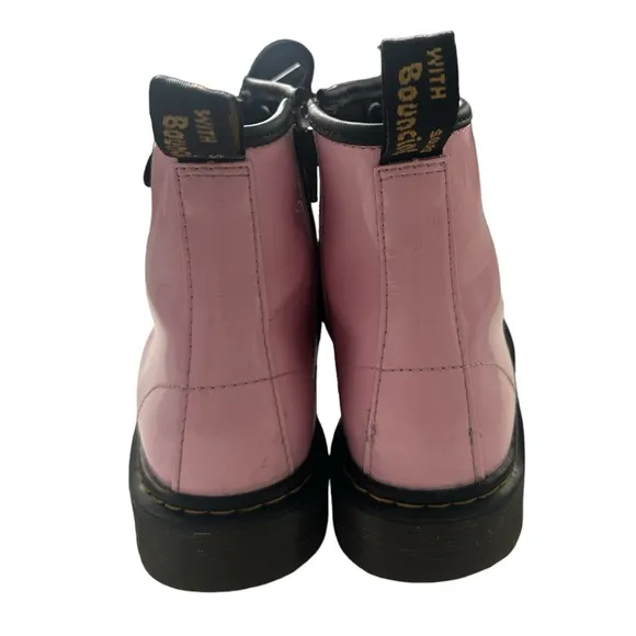Dr. Marten Light Pastel pink Combat Boots Youth Size 3 Model 1460J