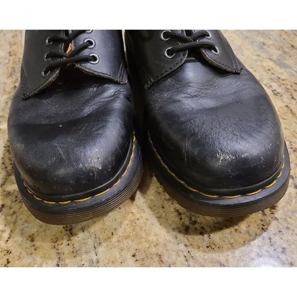 Dr Martens 11849 Men's Size 14 M Black Napa Leather Oxford Shoes