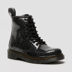 Dr. Martens 1460 Black Glitter Lace Up Boots