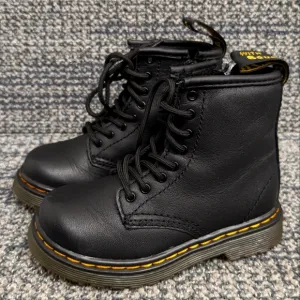 Dr. Martens 1460 Black Lace Up Boots Toddler Size 7
