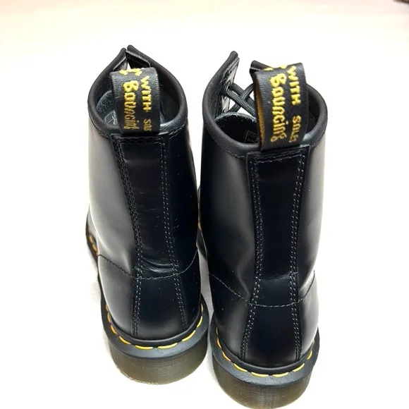 Dr. Martens 1460 Black Patent Leather Classic Lady’sAnkle Boots.