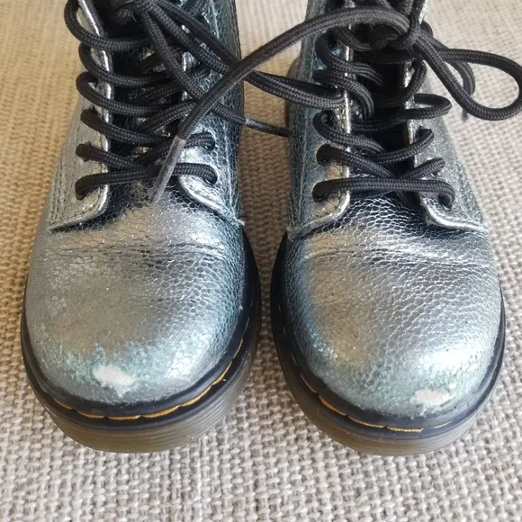 Dr. Martens | 1460 Crinkle Metallic Lace Up Boots
