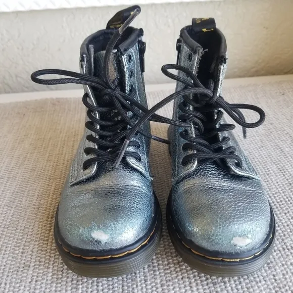 Dr. Martens | 1460 Crinkle Metallic Lace Up Boots