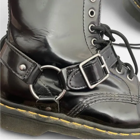 Dr. Martens 1460 Harness Lace Up Combat Boots