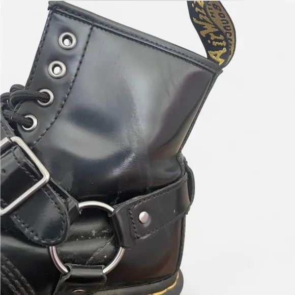 Dr. Martens 1460 Harness Lace Up Combat Boots