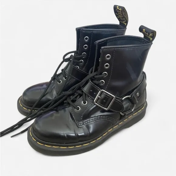 Dr. Martens 1460 Harness Lace Up Combat Boots