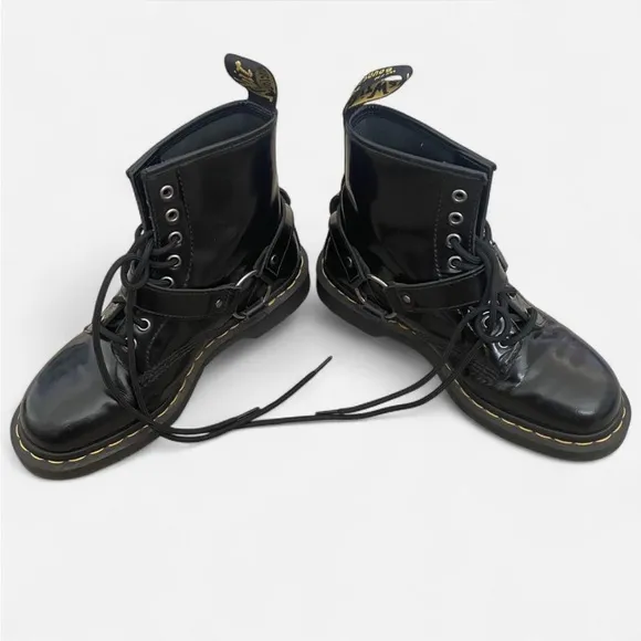 Dr. Martens 1460 Harness Lace Up Combat Boots