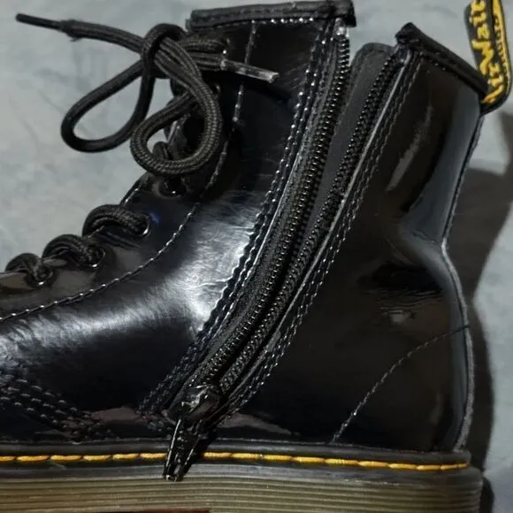 Dr. Martens 1460 Iconic Patent Leather Combat Boots Sizes  4/5 US