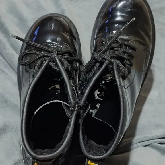 Dr. Martens 1460 Iconic Patent Leather Combat Boots Sizes  4/5 US
