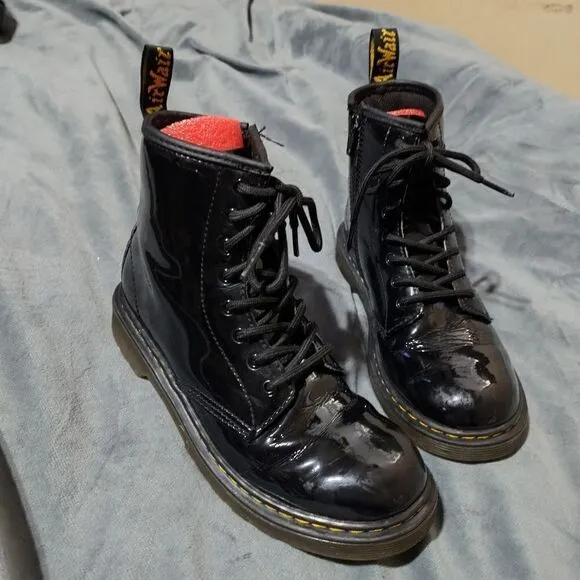 Dr. Martens 1460 Iconic Patent Leather Combat Boots Sizes  4/5 US