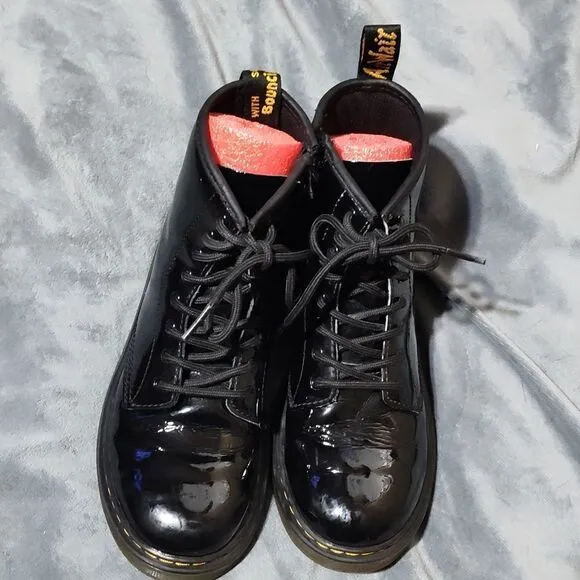 Dr. Martens 1460 Iconic Patent Leather Combat Boots Sizes  4/5 US