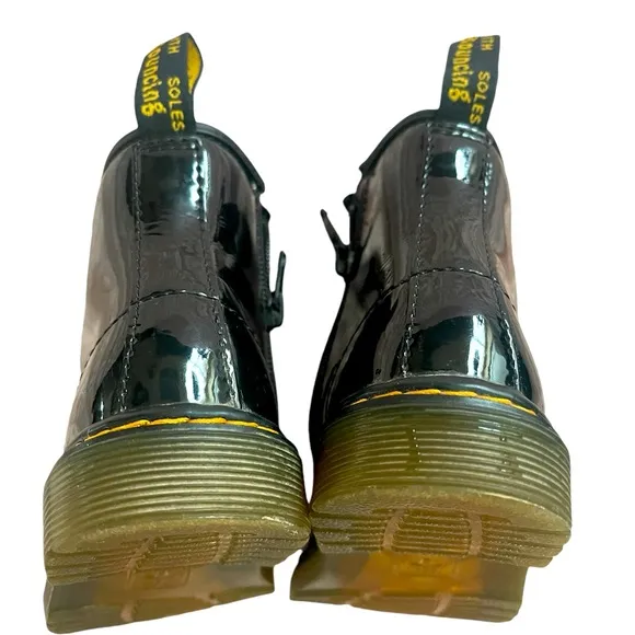 Dr. Martens 1460 Kids PATENT LEATHER LACE UP BOOTS black, unisex