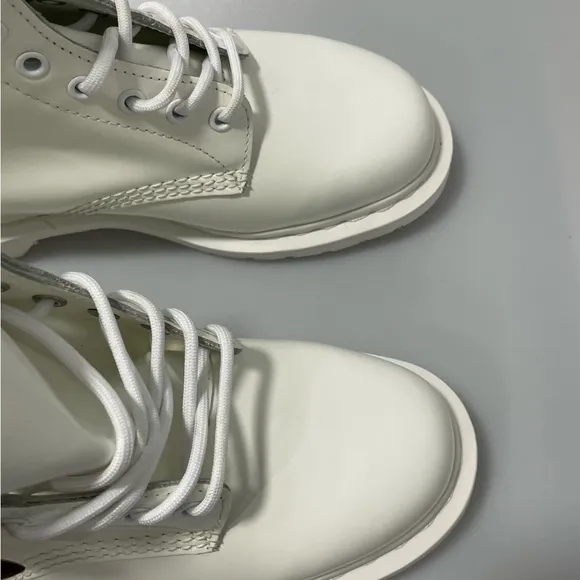 Dr. Martens 1460 Monotone Leather Combat Boots White Men’s 8